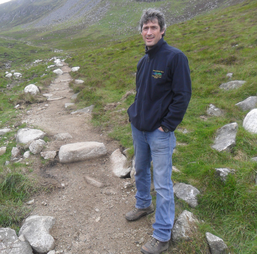 Matthew Bushby, chair of Mourne Wildfire Group